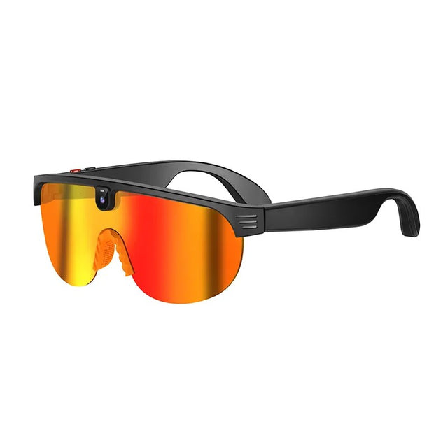 Smart Glasses Video Sunglasses with HD Camera 8MP 1200p, Music Playback, Translation, Bluetooth