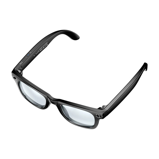 Smart Glasses with AI Translation, Video Recording, Bluetooth 5.4, MP3 Music, Black