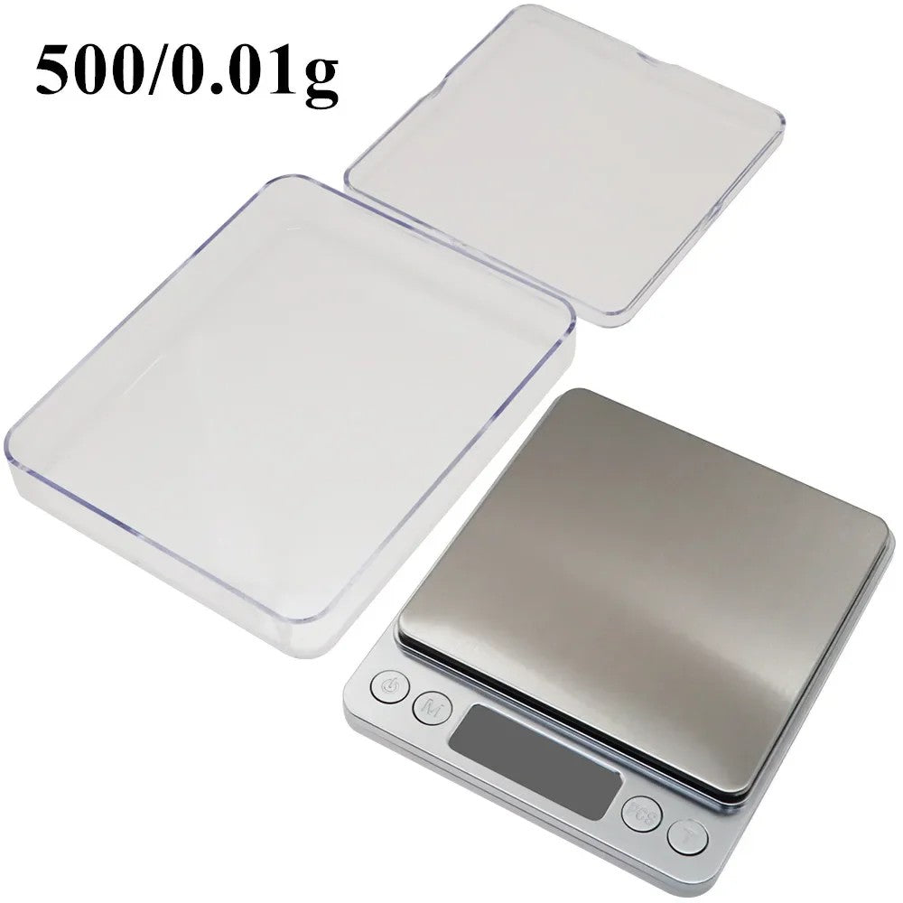 500g Precision Scale 0.01g Digital Kitchen Scale for Jewelry, Food, BBQ & Home Cooking Accessories