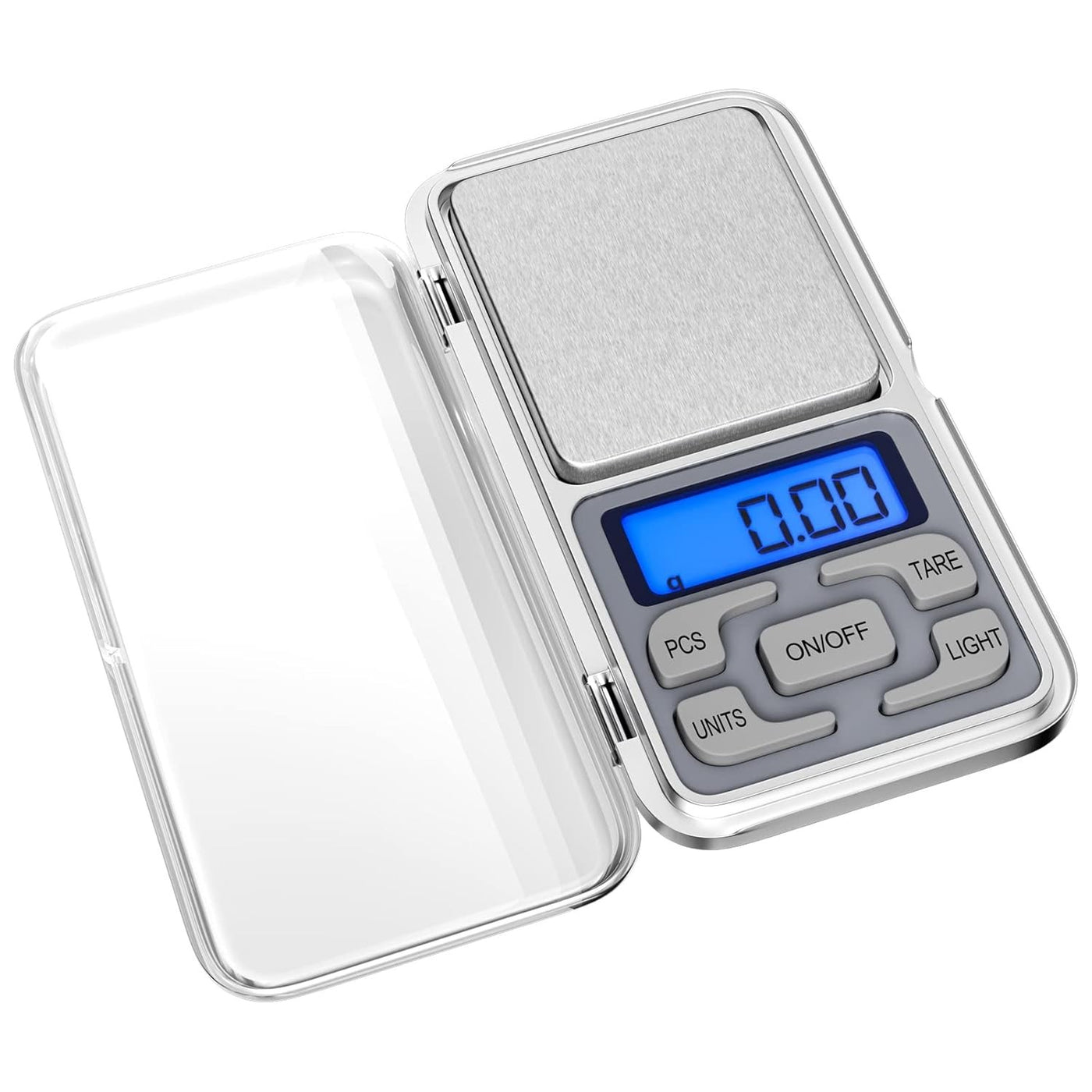Precision Scale 500g/0.01g, LED Display, Stainless Steel, for Kitchen Jewelry
