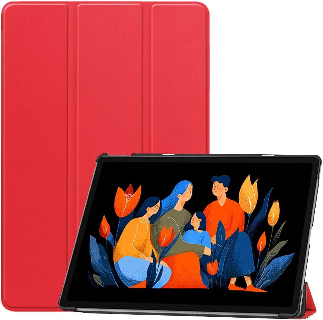 Compatible with Lenovo Idea Tab Plus 2025/Tab K12, Tri-fold PU Leather Case, Scratch Resistant