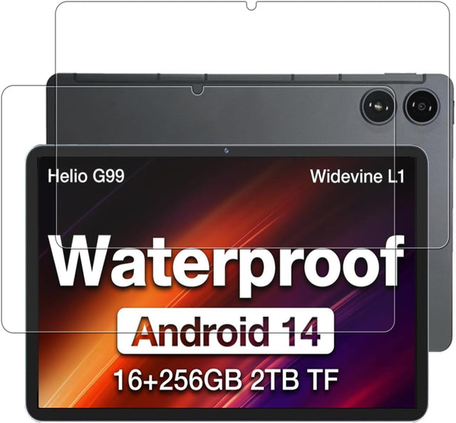 2 Pack Tempered Glass Screen Protector for AGM PAD P2 11 Inch Tablet, 9H Hardness Anti-Scratch High Sensitivity