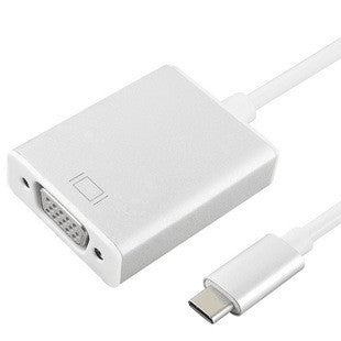 Type-C to VGA Adapter Cable, HD Video Converter for Phone Tablet PC Steam Deck