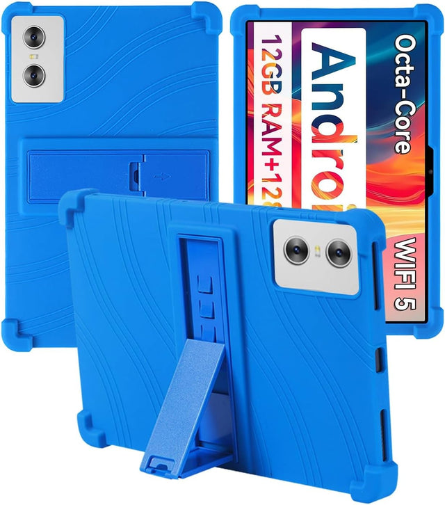 Compatible with SVITOO SVTT001 11" Tablet Case, Soft Silicone Adjustable Stand Shockproof Kids Friendly, SkyBlue