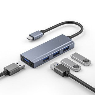 USB C Hub 4-in-1, Multi-Port Adapter for Phone, Laptop & Steam Deck