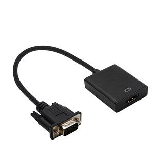 VGA to HDMI Converter with Audio, 1080p 60Hz HD Video Adapter Cable for Laptop and Monitor