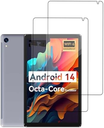 2 Pack Tempered Glass Screen Protector for Urao C107 10.1" Tablet, 9H Anti-Scratch, Touch Sensitive