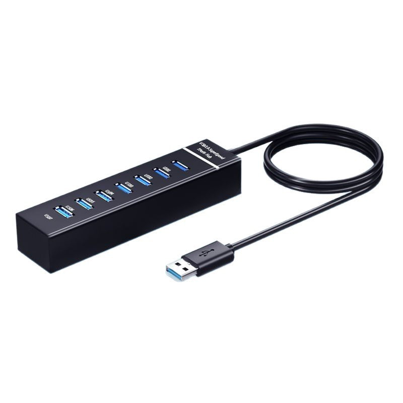 USB 3.0 Hub 7-Port USB Expander Splitter for Laptop Desktop - High Speed Multi Hub