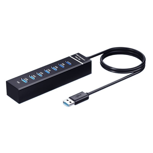 USB 3.0 Hub 7-Port USB Expander Splitter for Laptop Desktop - High Speed Multi Hub