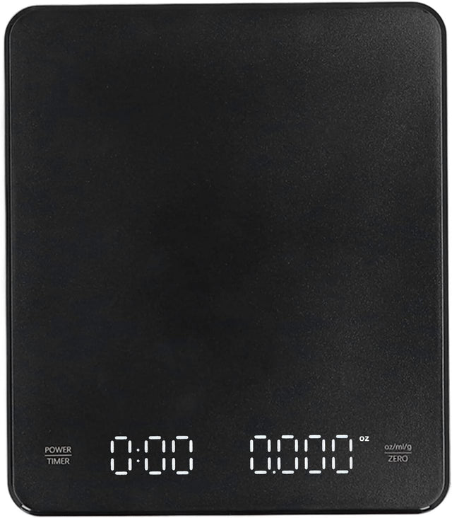 Rechargeable Electronic Coffee Scale, 3kg Capacity, High Temperature Resistant, for Kitchen and BBQ