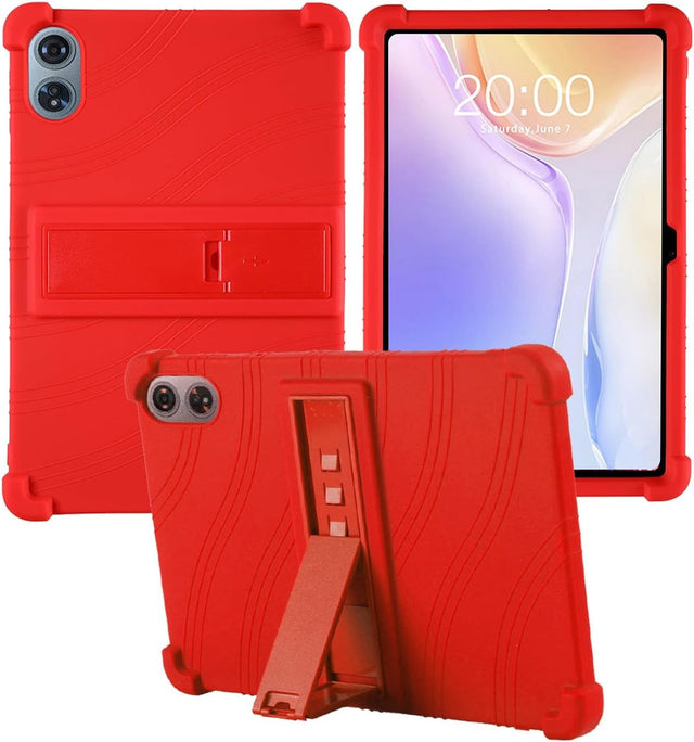 Compatible with Odea A12 Tablet Case, Soft Silicone Kids Friendly Shockproof Stand Cover