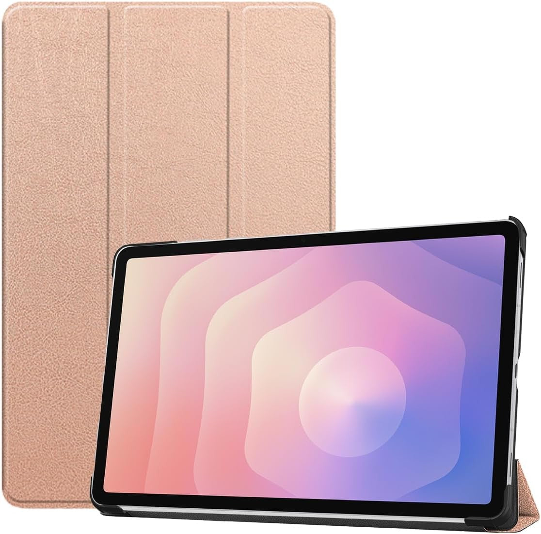 Compatible with Samsung Galaxy Tab S11 2025 11 Inch Case, Premium PU Leather Tri-Fold Cover, Full Protection, Scratch Resistant