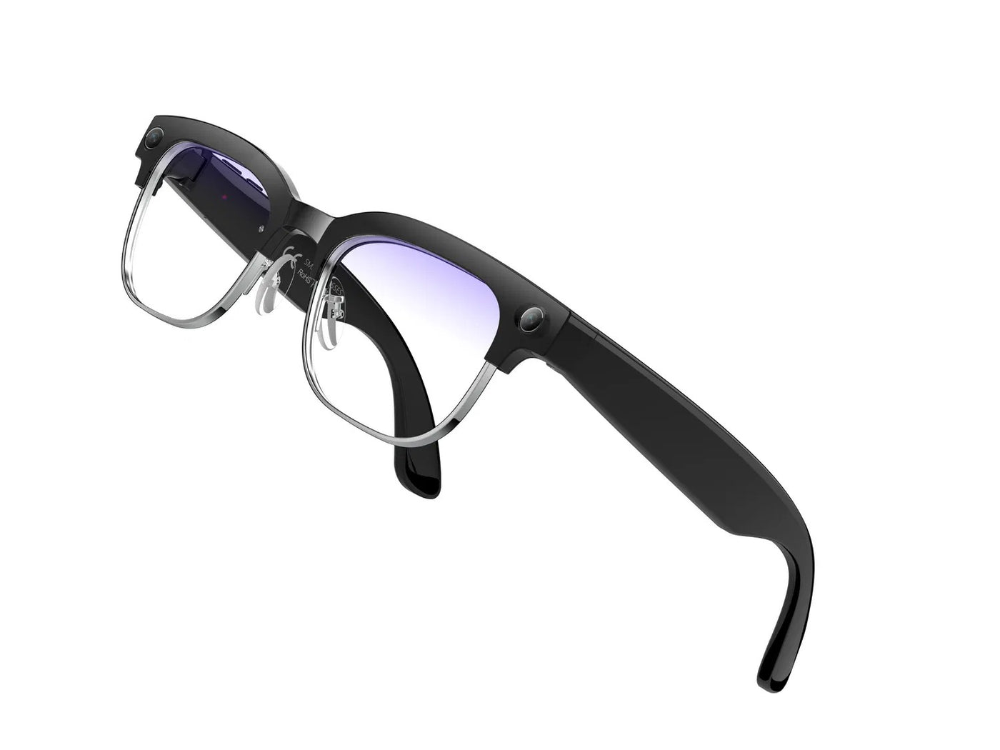 Smart Bluetooth Glasses with Noise Reduction, Video Recording, ENC Mic, Anti-Shake, Sunglasses Lens