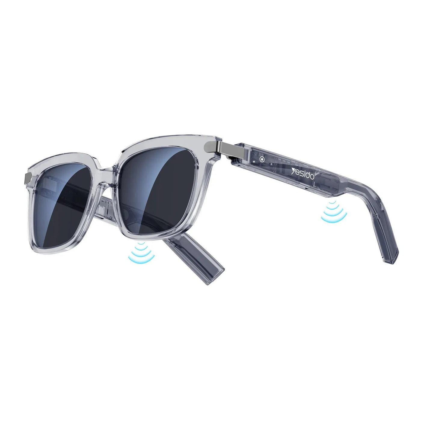 Smart Bluetooth Glasses, IP54 Waterproof, HD Call, Open-Ear Audio, Sunglasses