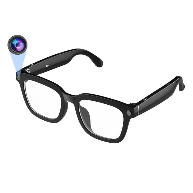 Smart Glasses with Camera, Bluetooth, AI Translation, 1080P HD Video Recording