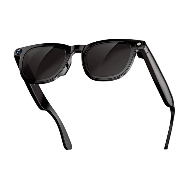 AI Smart Glasses with Bluetooth Audio, Camera, Speakers, Dual Camera, 1080P Video, GPS