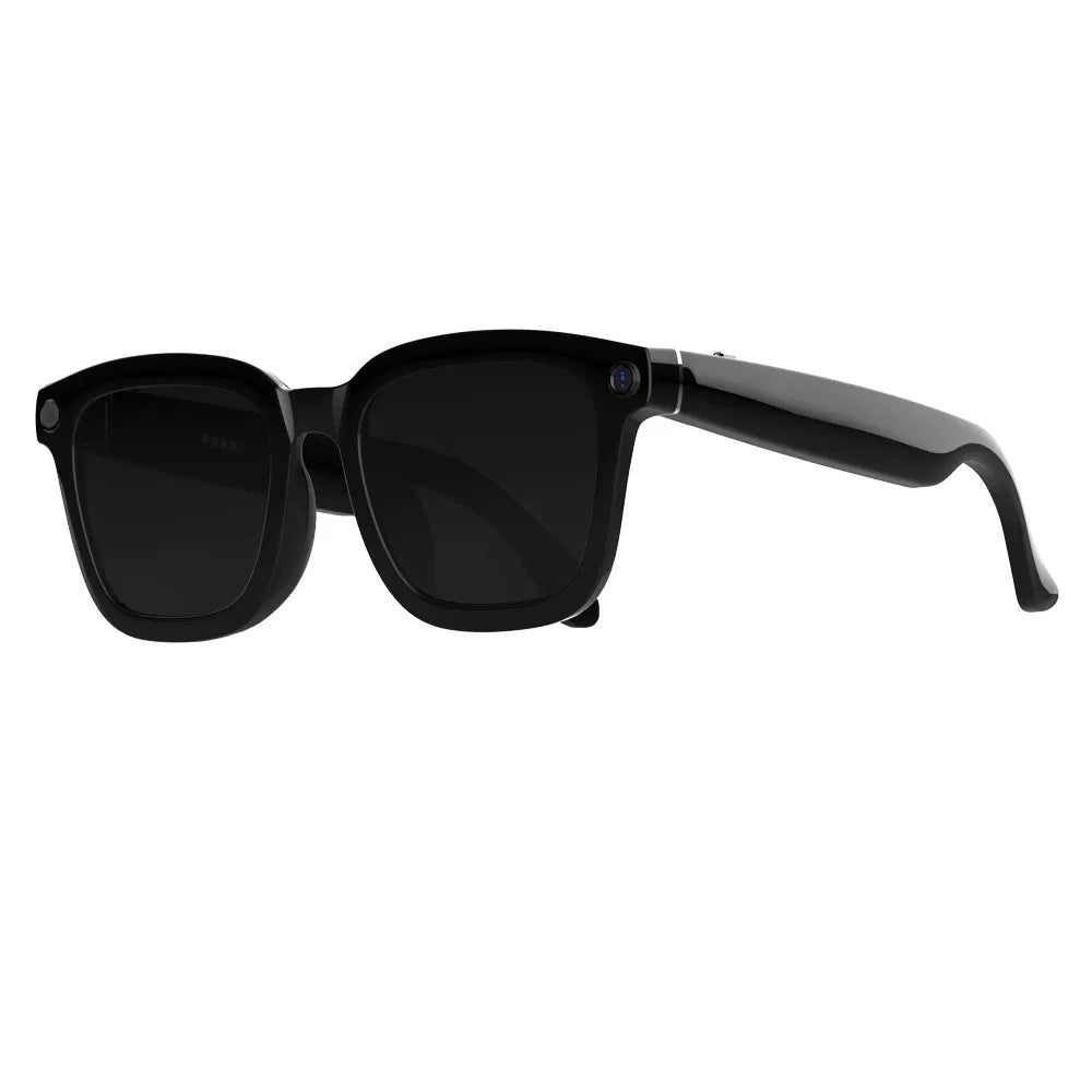 Waterproof 8MP Camera Glasses with AI Voice Assistant, Dual Microphone, Noise Reduction, Bluetooth 5.4