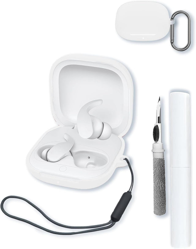 Compatible with Beats Fit Pro Silicone Cover, Keychain, Cleaning Pen, Lanyard