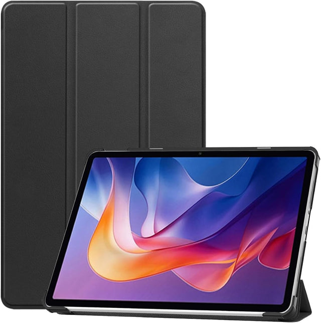 Case for Xiaomi Redmi Pad 2 11", Tri-Fold Cover with Auto Sleep/Wake, PU, Black