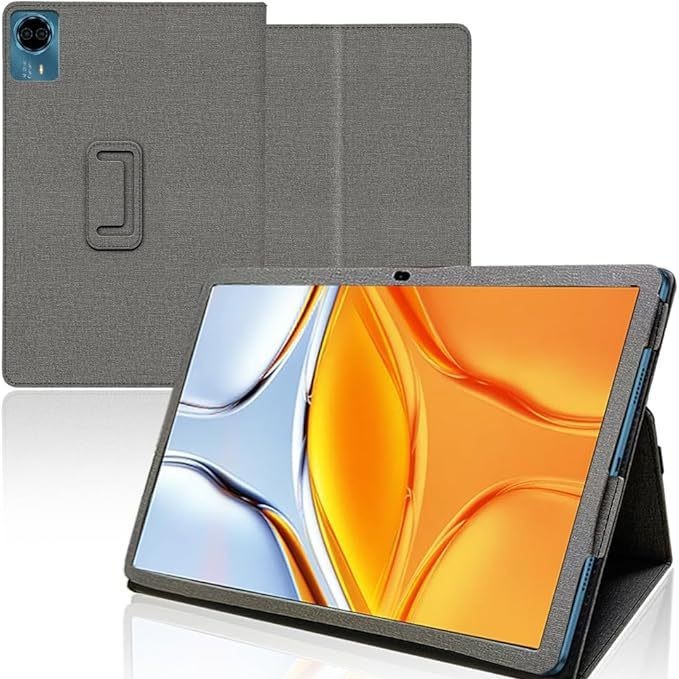 PU Leather Case for Teclast T70/Callsky-Tab Ctab 14, 14 Inch, Folding Stand, Pencil Holder, Wrist Strap