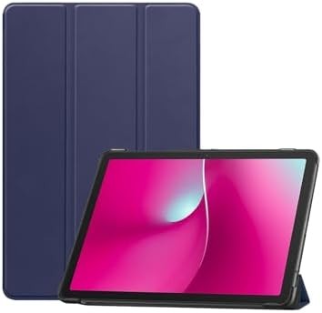 Compatible with T-REVVL TAB 2 Mobile 5G 10.1 Tri-fold Cover with Auto Sleep Wake, PU, Scratch Resistant, Black
