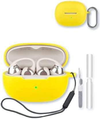 Silicone Case for SHOKZ OpenDots ONE Earbuds, Protective Cover with Keychain & Cleaning Kit