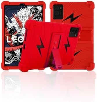Compatible with Lenovo Legion Y700 2025 Case Soft Silicone Adjustable Stand Shockproof 8.8" Red