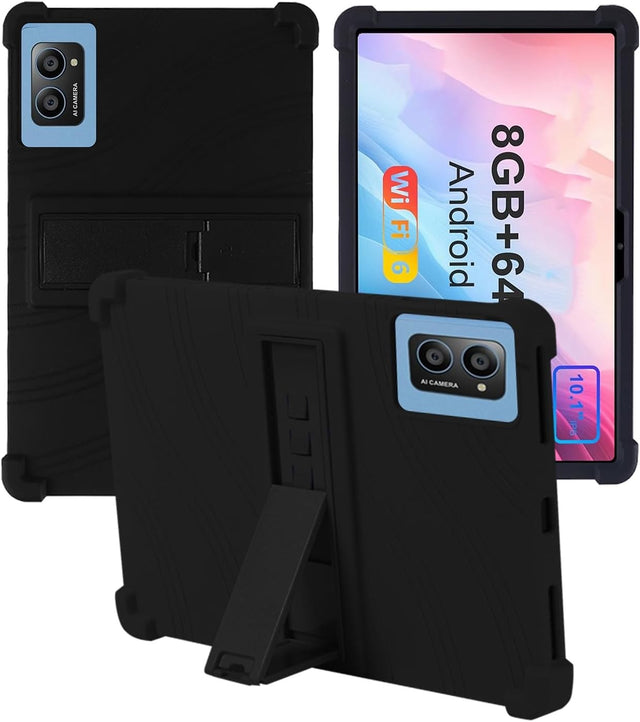 Compatible with AWOW UTBook_14 10.1" Case, Soft Silicone Shockproof Kid-Friendly Stand