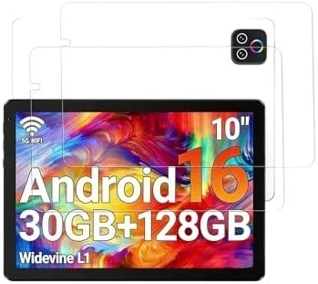 2 Pack Tempered Glass Screen Protector for Urao C107 10.1" Tablet, 9H Anti-Scratch, Touch Sensitive