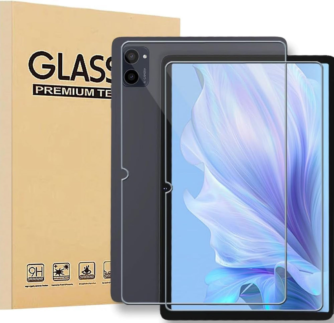 Screen Protector Compatible with BESTTAB A20 10.1", 9H Tempered Glass, 2 Pack