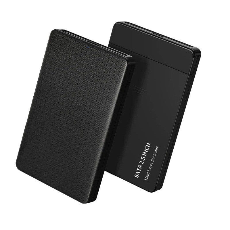 2.5 Inch SATA Hard Drive Enclosure USB 3.0, Slide Installation, Mesh Texture for SSD/HDD