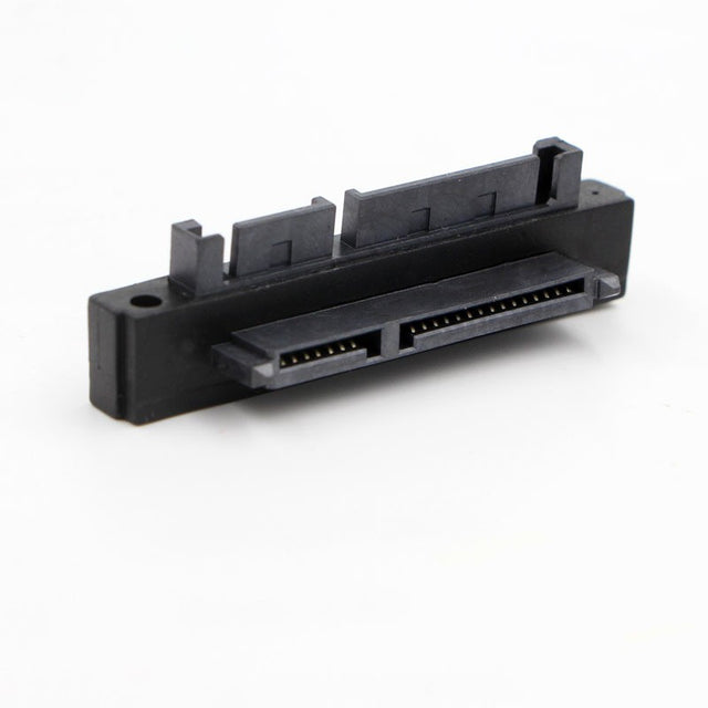 SATA 7+15 Pin Male to Female 90 Degree Reverse Adapter for Hard Drive Interface