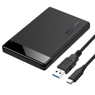 2.5" External Hard Drive Enclosure, USB 3.1 Type-C, for SSD & HDD
