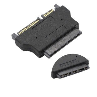 SATA 7+15 Pin Male to 7+9 Pin Female Adapter Hard Drive Connector Converter
