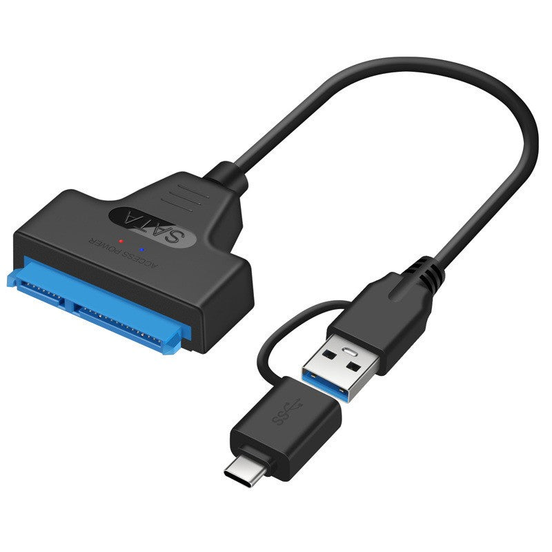 USB 3.0 to SATA Adapter, USB-C to SATA Cable, 2.5 Inch Hard Drive Converter, 20cm