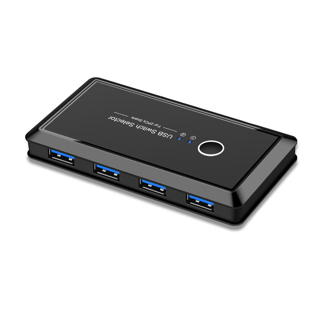 USB 3.0 Switch 4 Ports 2 Inputs, Printer Sharing Hub for Computer