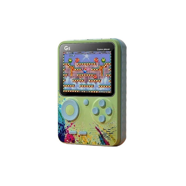 Retro Handheld Game Console G5, 500 Preloaded Games, 2 Players, Connect to TV