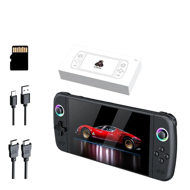 Retro Game Console M27, 7" Screen, 16GB/64GB/128GB Storage, Built-in Classic Games