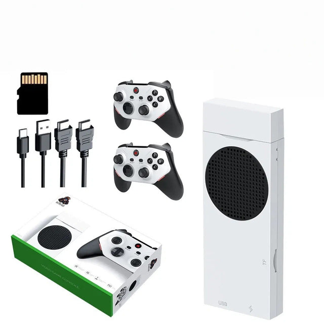 M88 4K Ultra HD TV Game Stick, 128GB Preinstalled 30000+ Games, 2 Controllers, Support PS2 & 3D Games
