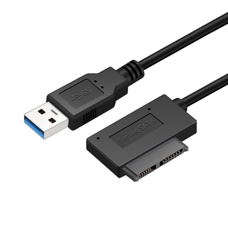 USB to SATA Cable, SSD Hard Drive Data Adapter, SATA 7+9 Pin, for External Storage