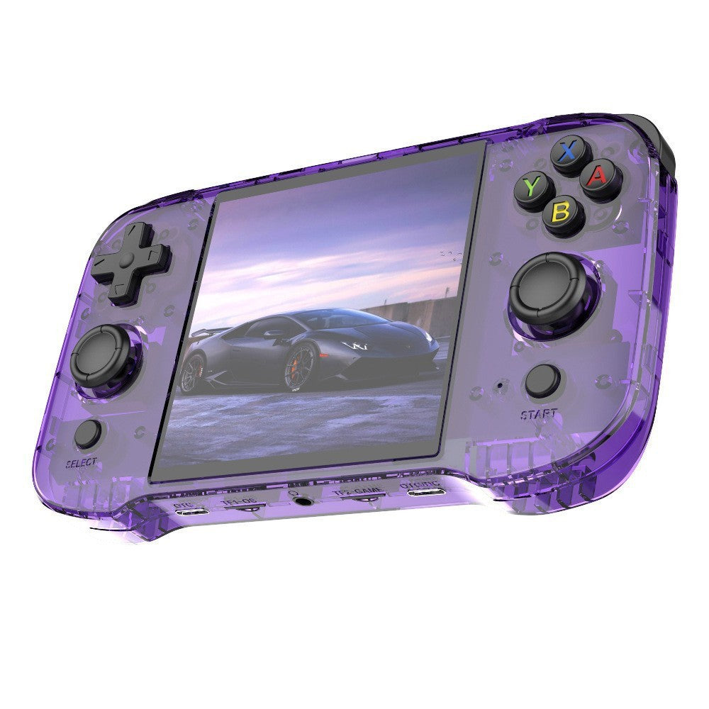 R46s 4.0" Retro Handheld Game Console, Portable Classic Gaming Player, for Kids & Adults-Purple
