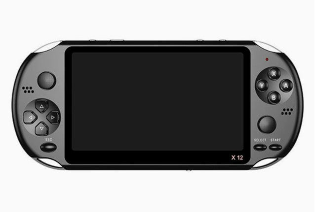 Handheld Gaming Console X12, 5.0" HD LCD Screen, 5000 Games, 64 Bit, 8GB, Portable