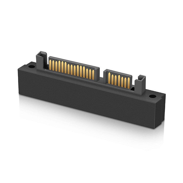 SFF-8482 to SATA 22-Pin Adapter, 90-Degree Angled, for SAS Hard Drive
