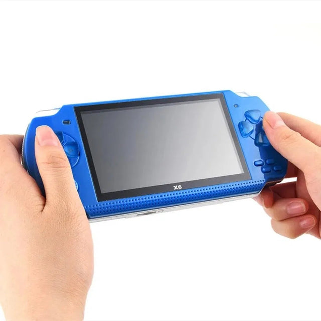 X6 Portable Retro Handheld Game Console, 4.3" HD Screen, TV Out, Open Source, for PSP Games