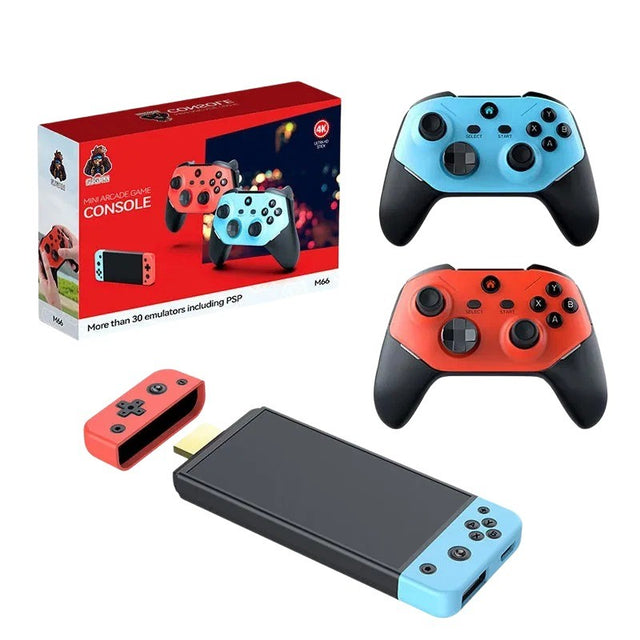 4K Game Stick with 20000+ Classic Games, Wireless Controller, TV Console
