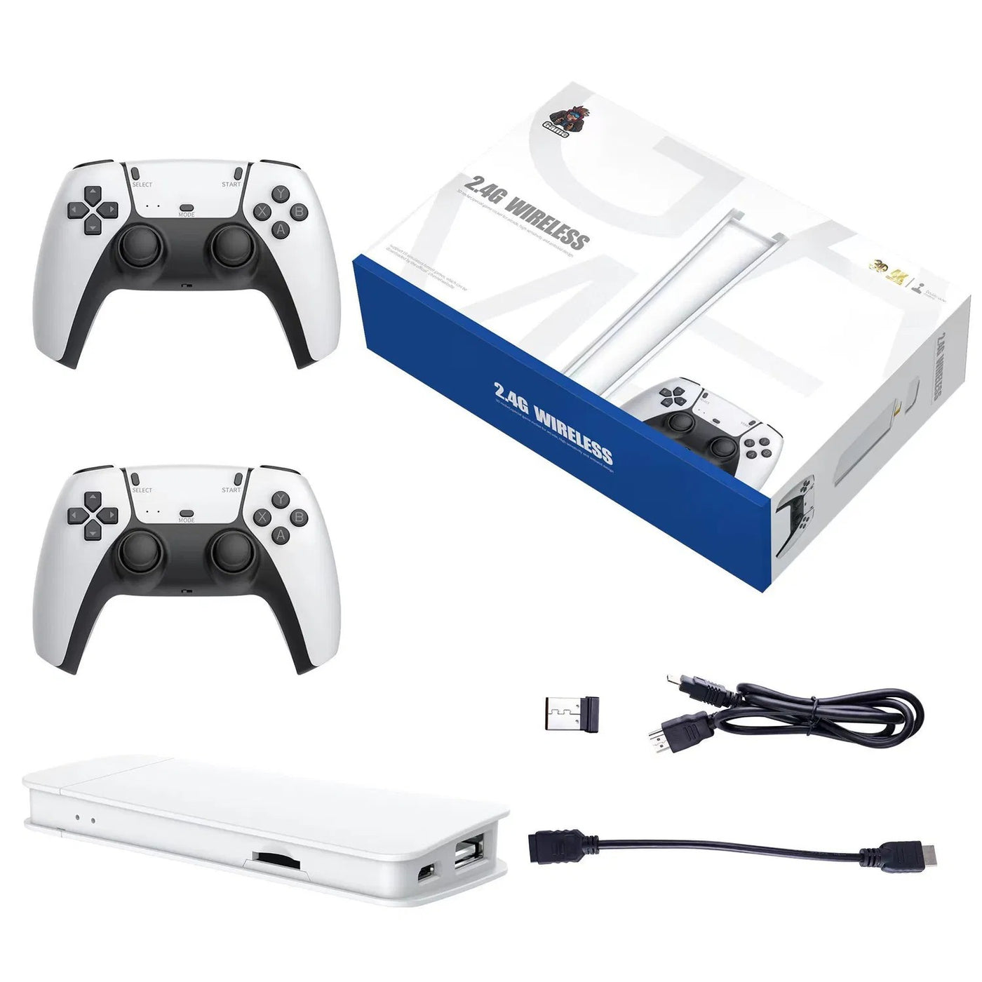 Bluetooth 2.4G TV Game Console, Retro Classic, for Home & Travel