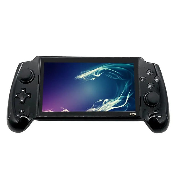 7 Inch Retro Handheld Game Console, X20, Two Player, Classic Video Games for Kids