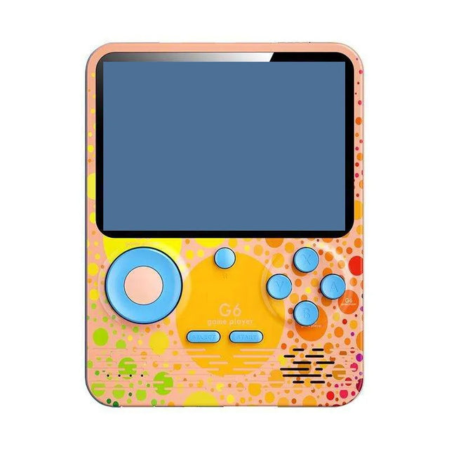 G6 Handheld Gaming Console 3.5" Retro Video Game Player with Power Bank, for Kids