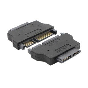 SATA 7+15P Male to 7+6P Female Slimline Adapter, for Hard Drive Conversion