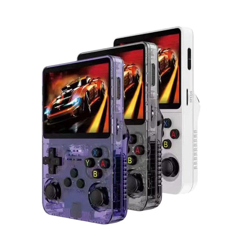 R36s Retro Portable Handheld Game Console with 64GB, 3.5" Screen, Classic Gaming